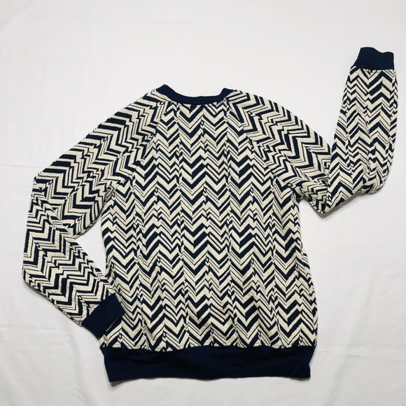 NWT Bomber Cardigan Zip Up sweater Tart Navy - Picture 7 of 8